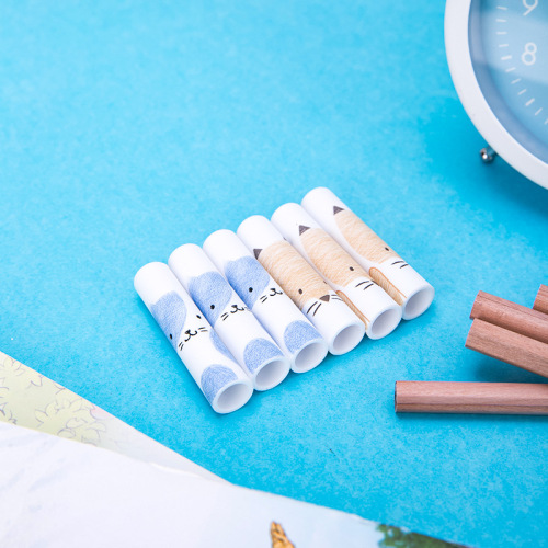 Deli 0509 pencil cover pencil cover protective cap cartoon art extender primary school student pen cap pencil tip pen cover