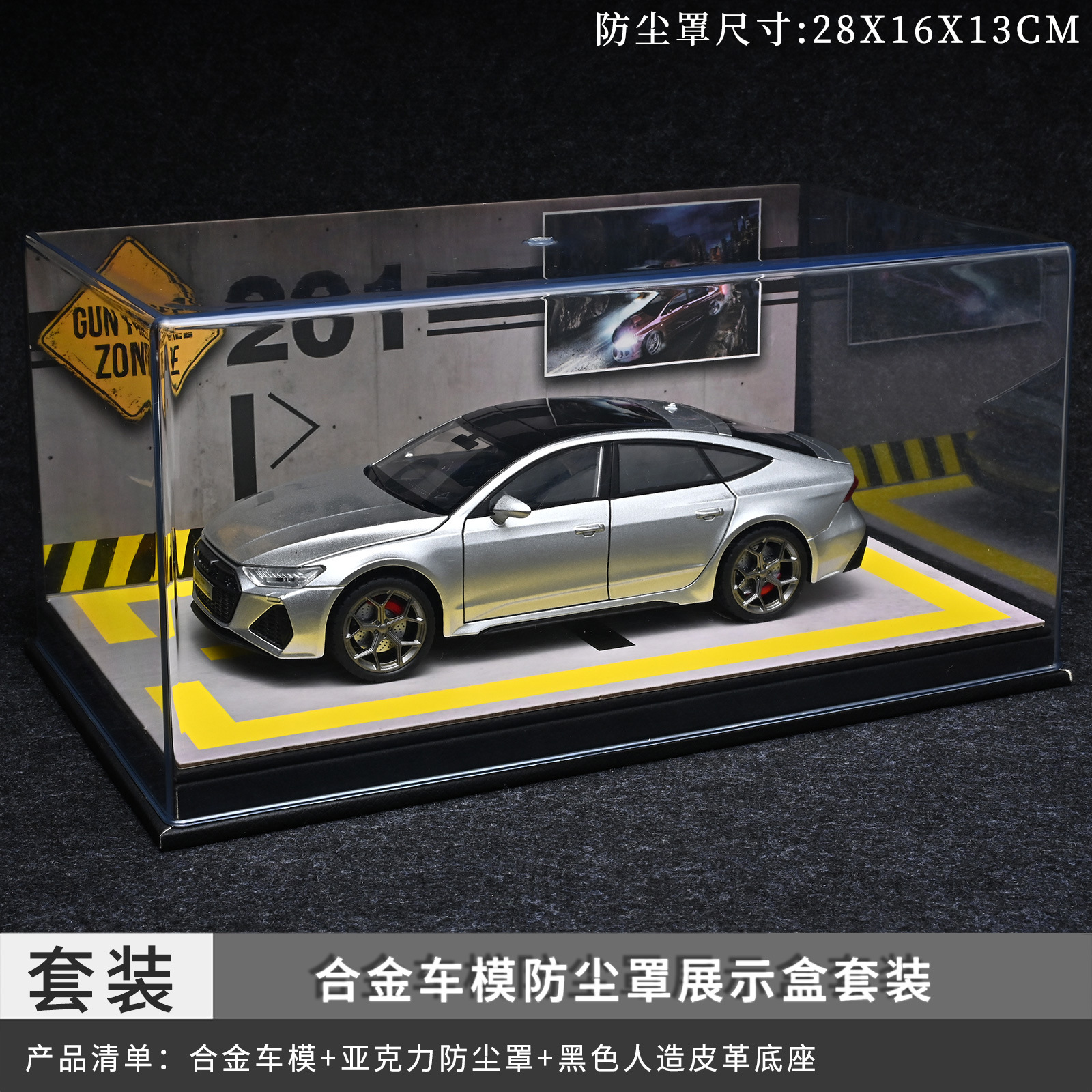 Auténtica autorización 1: 24 Audi A6L modelo de aleación accesorios de automóviles luces de retroceso amortiguación regalo recomendado en vivo