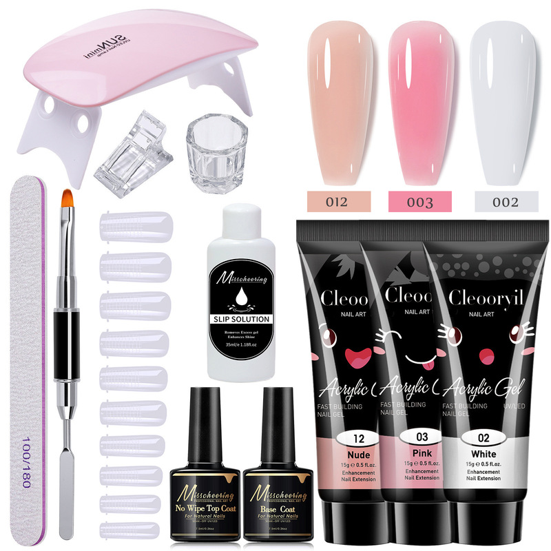 Manicure Tool Set Cross-Border 15ml Extension Glue 12-Piece Set Manicure Complete Set Nail Polish Nail Pieces Complete Set Manicure Tool Set Cross-Border 15ml Extension Glue 12-Piece Set Manicure Complete Set Nail Polish Nail Pieces Complete Set