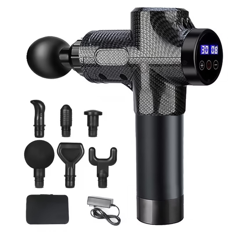 12V(배터리 3개) 브러시 DC 충전 어댑터 + 보관용 천 가방(기어 30개, 헤드 6개) - 탄소 섬유
