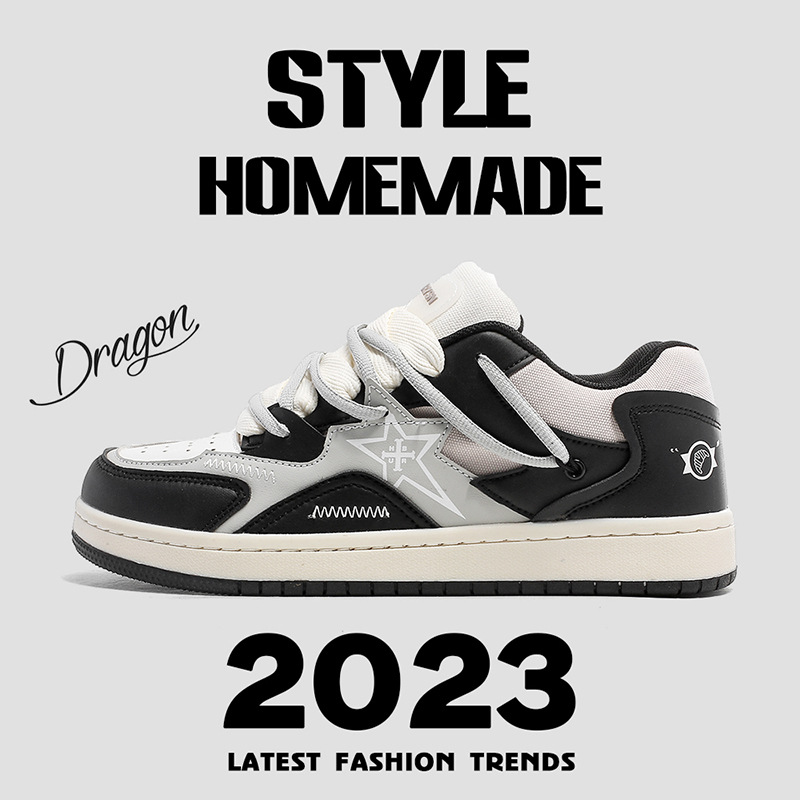 Trendige, atmungsaktive Sport-Männer-Low-Top-Boardschuhe aus dickem Seil, vielseitige, lässige Skateboard-Schuhe für Paare_voghion.com