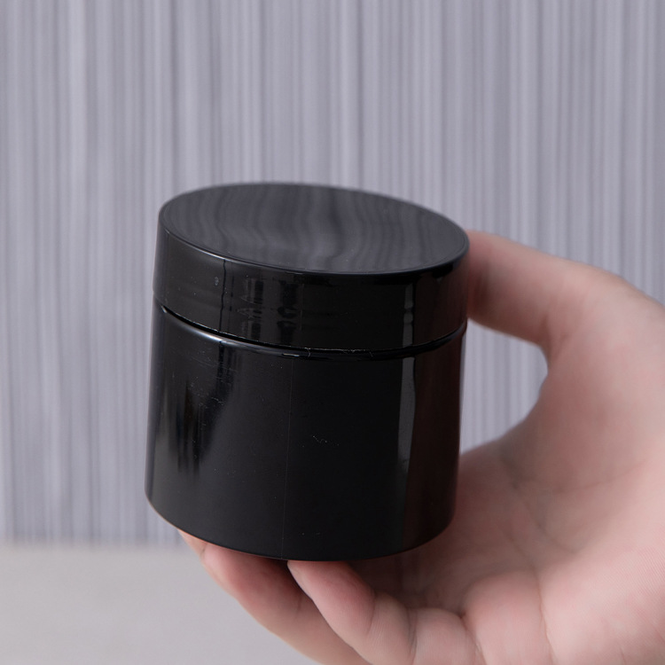 83牙250ml 500ml广口膏霜瓶PET塑料罐面霜鱼子酱发膜罐日化包材