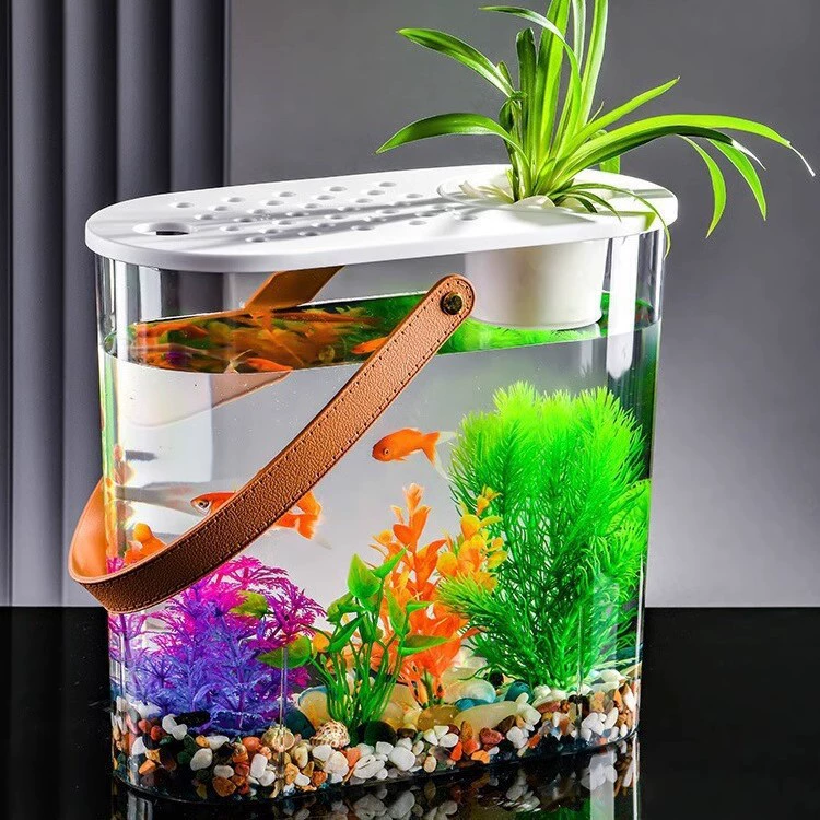 Plastic transparent acrylic aquarium, hydrolate, fall protection