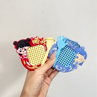 Decompression Magnetic Drawing Board Creative Steel Ball Nezha Toy Nezha Magnetic Beads Versatile Magnetic Pen Sanrio Complete Set