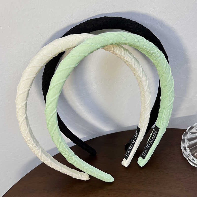 Fashion Solid Color Cloth Hair Band4