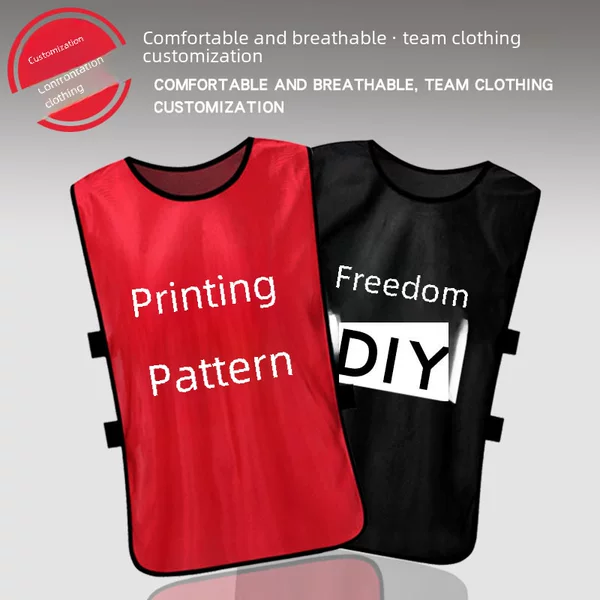 Factory wholesale confrontation clothing football basketball training vest kindergarten group team clothing advertising vest shirt printing