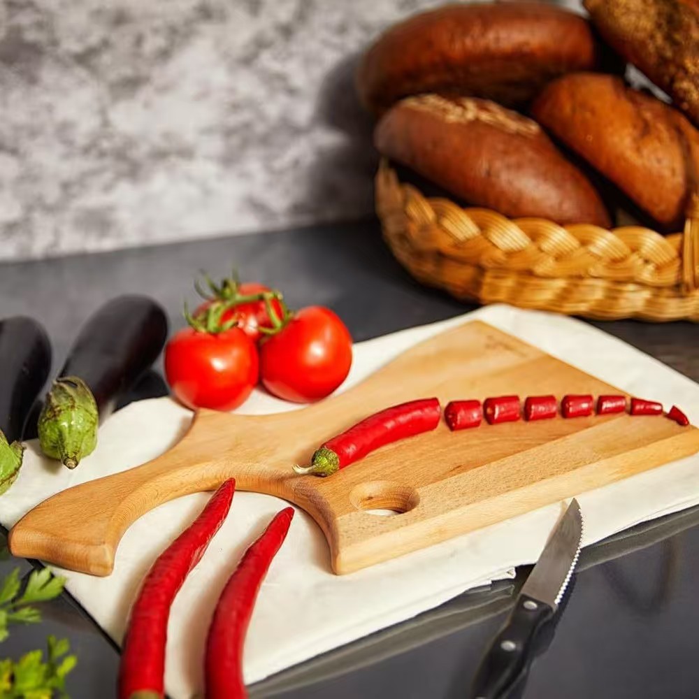 简约木制手柄托盘便携式芝士板套装多功能水果牛排砧板