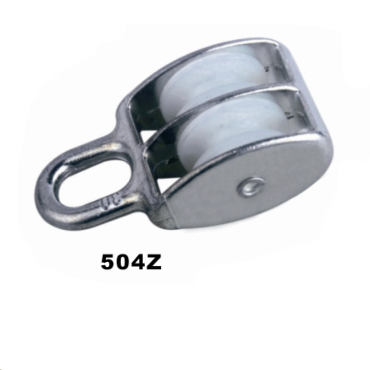 厂家生产尼龙固单滑轮旋转滑轮双滑轮锌合金滑轮金属滑轮