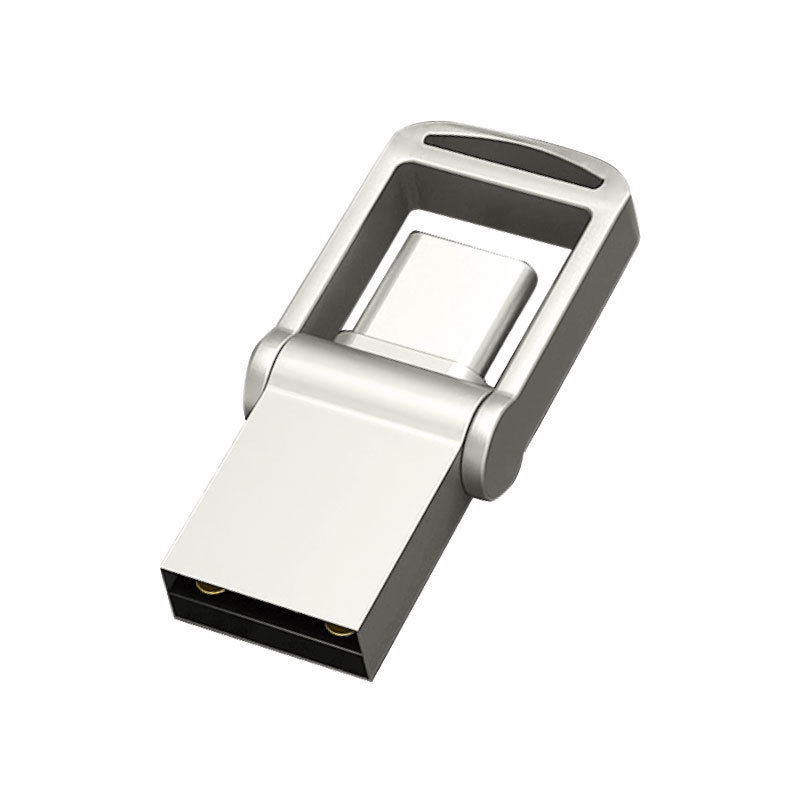 Type-C 携帯電話デュアルインターフェイス USB フラッシュドライブ 32 グラム高速コンピュータ携帯電話デュアルヘッド USB フラッシュドライブ金属回転 64 グラム USB フラッシュドライブ|undefined