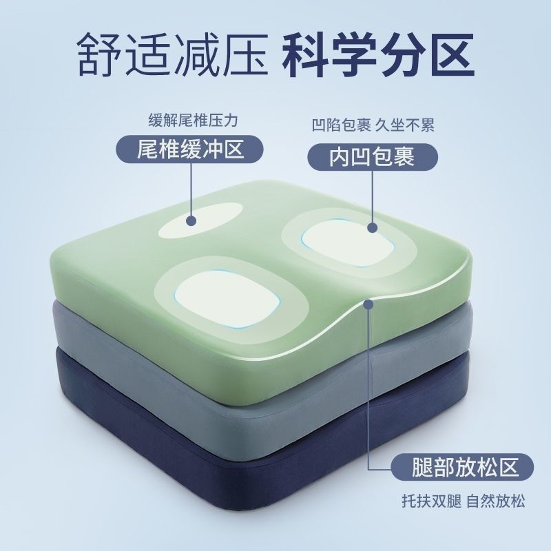 低反発クッション、ソフトバットクッション、座りがちな厚みのある極厚クッション、座りがちなオフィスチェアクッション、学生寮|undefined