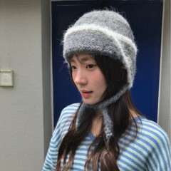 韩系ins拼色边毛绒保暖飞行帽复古百搭可爱护耳雷锋套头帽女新款