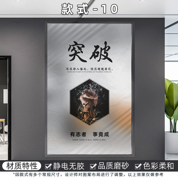 [款式10【默认静电磨砂膜】 突破]