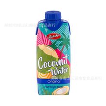 批发马来西亚进口Rasaku家之味椰子水椰青果汁饮料330ml*12瓶一箱