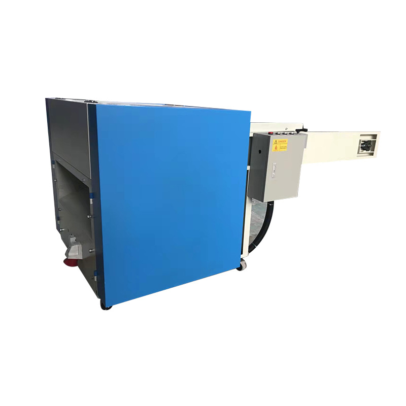 Dongguan fábrica PP algodón tela no tejida material de borde máquina de algodón felpa juguete sofá almohada automático abrelatas de algodón fábrica