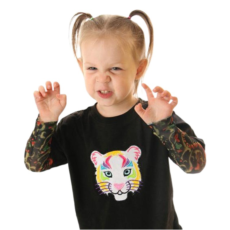 Los niños del tatuaje oversleeve masculino y femenino bebé protección solar flor brazo manga mosquito prueba oversleeve verano tatuaje personalidad fresco manga al por mayor