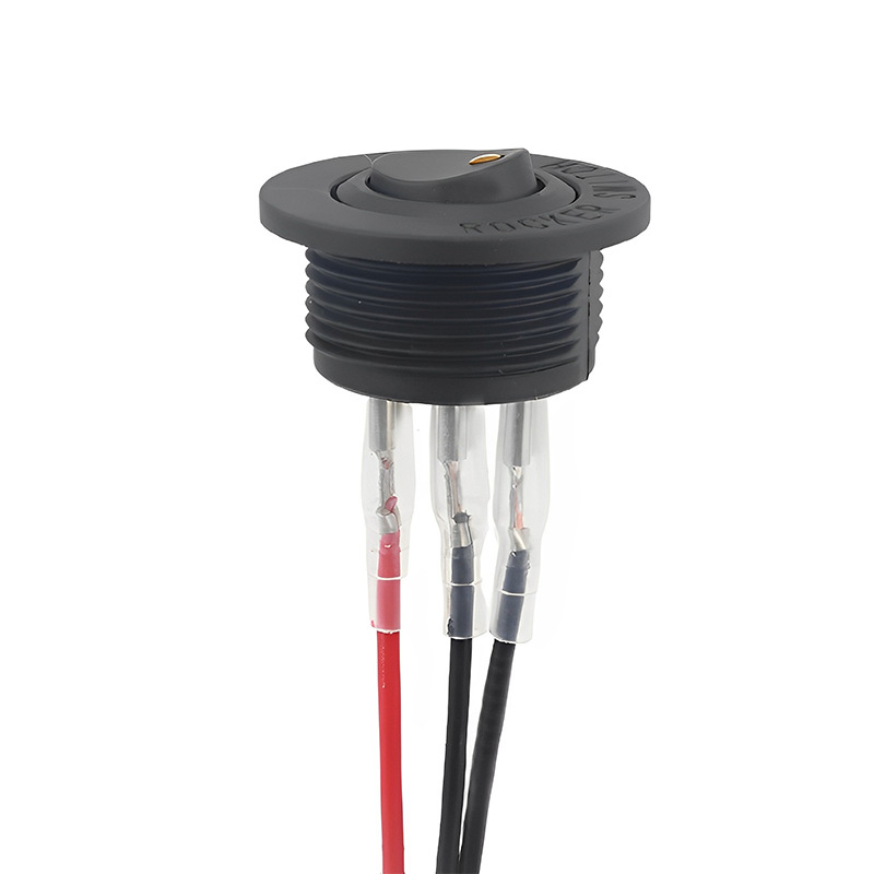 Boat type switch with wire, 3 poles 2 positions, cat eye switch