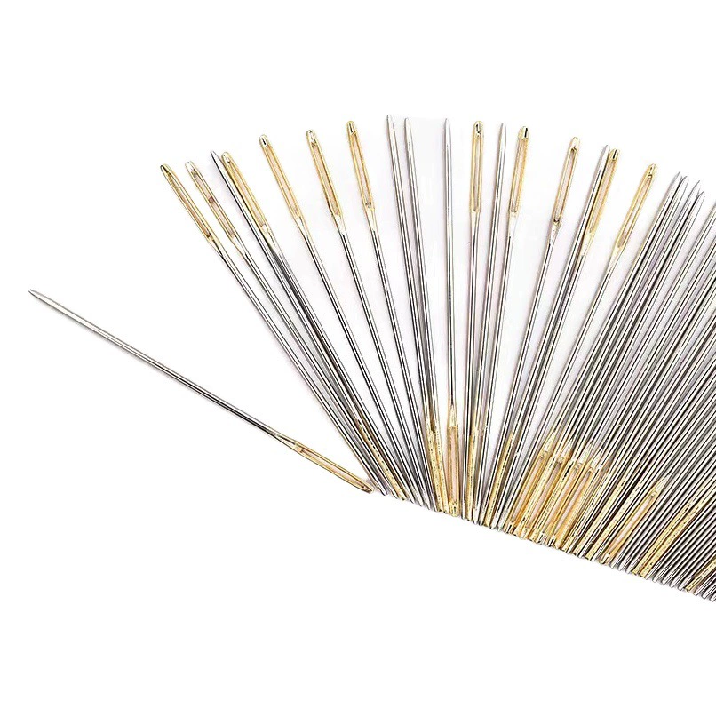 Игла для вышивки крестиком с золотым хвостом 22 24 № 26 игла для вышивки золотым хвостом Высококачественная игла для вышивки крестиком Тупая игла для вышивки крестиком