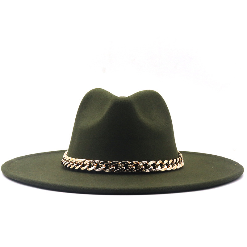 Sombrero De Jazz De Cadena De Lana De Moda display picture 5