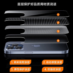 Apple 15 Pro Max Hydro Gel Film iPhone 14 Phone Case 13/12 Back Soft Film 11 Pro Anti-Spy Film XR