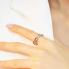 Bamboo small design universal ring for beloved, simple and elegant design, light luxury style