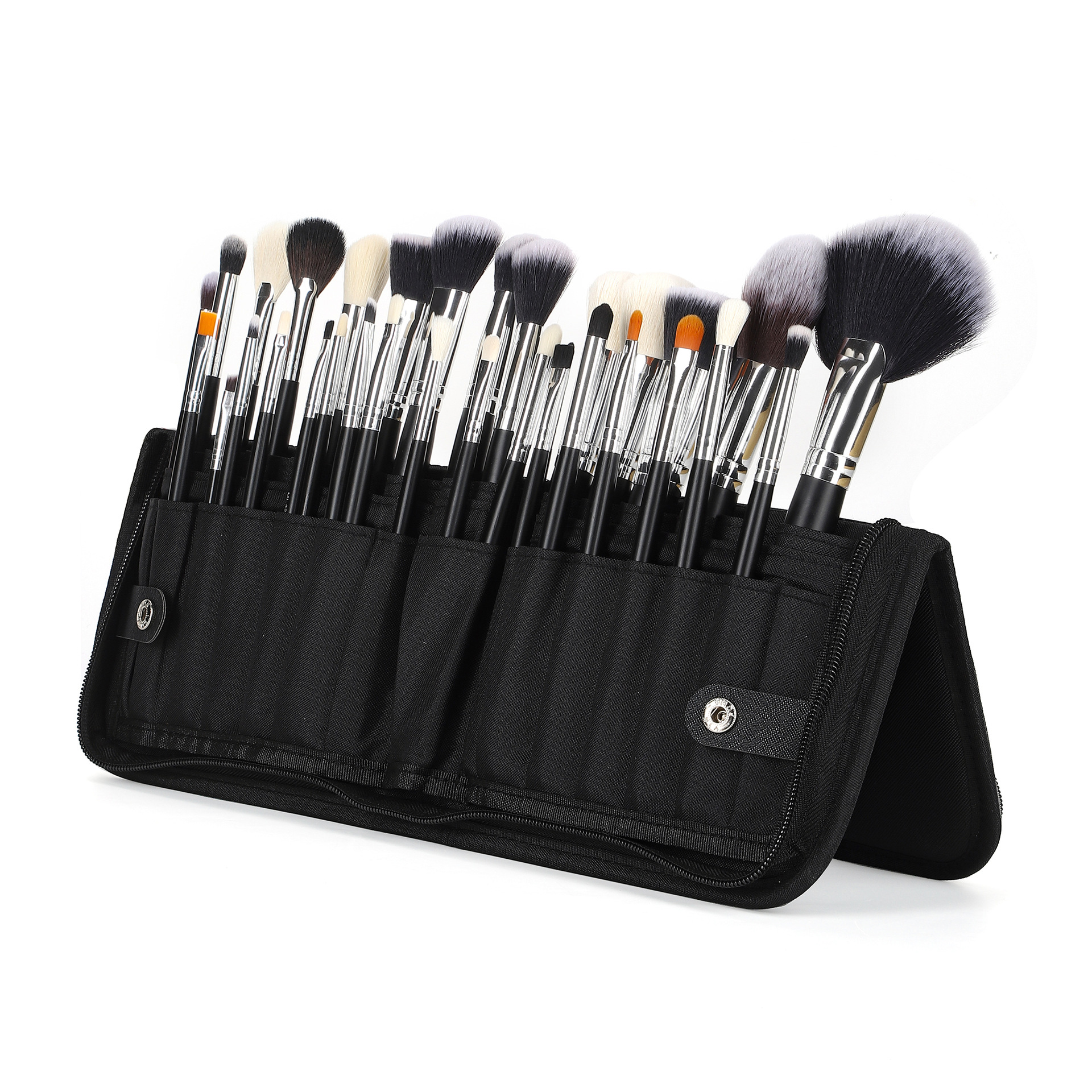 Venta cruzada de Amazon 32 conjuntos de cepillo de maquillaje único paquete de cepillo de madera cepillo blush set