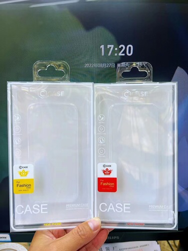 Universal Phone Case Packaging Box for Apple 13 14 Pro Max Transparent PVC Plastic Neutral Vacuum Forming 5.5-inch 6.5-inch