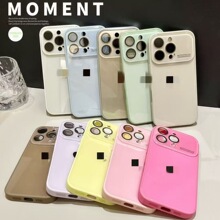 冰感马卡龙大视窗iPhone14/13适用11苹果17/16/15PROMAX手机壳12