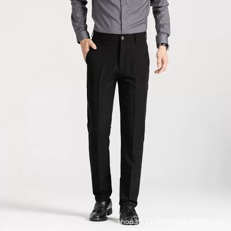 2025春秋重磅西裤男休闲商务品质西装裤子男个性潮牌免烫男士裤子
