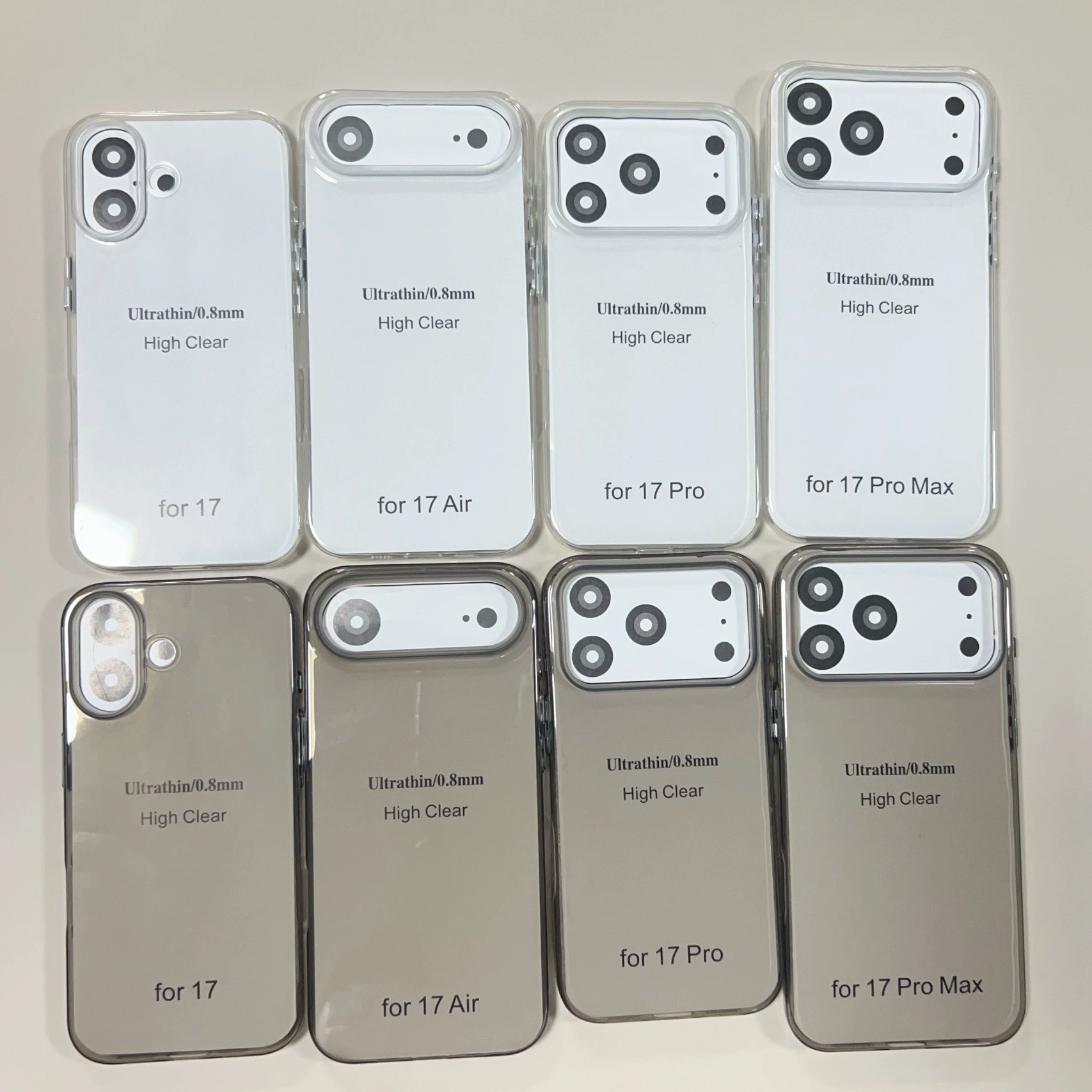 Защитный чехол (Apple iPhone) — прозрачный против пожелтения из TPU, ультрамкий, совместим с iPhone 11–17