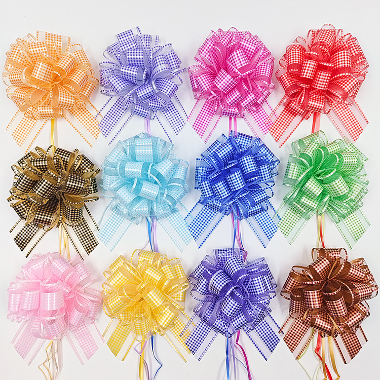 Moño de Cinta para Regalo 30# de Plástico para Decoración Festiva
