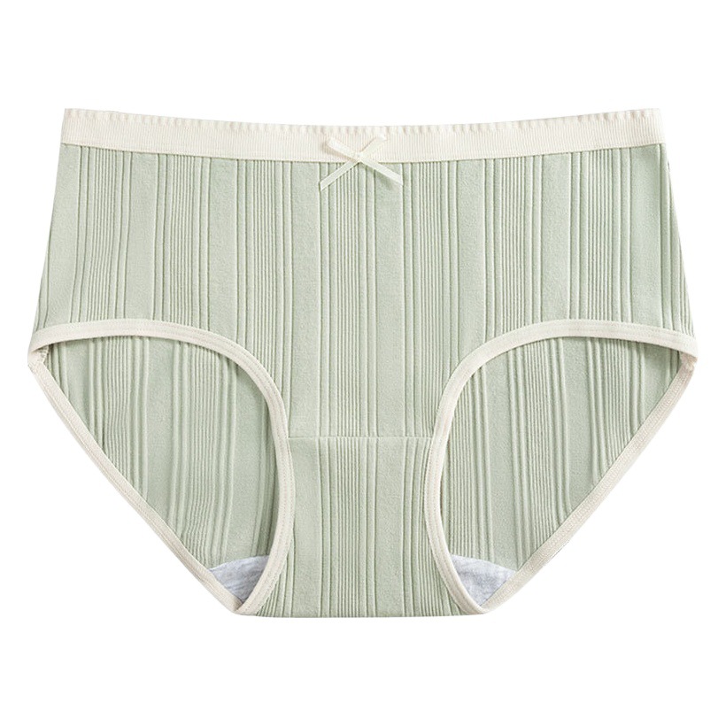 Entrepierna antibacteriana de algodón para mujer sin costuras pantalones cortos de cintura media pantalones cortos triangulares para niñas cabeza ropa interior de algodón transpirable para niñas