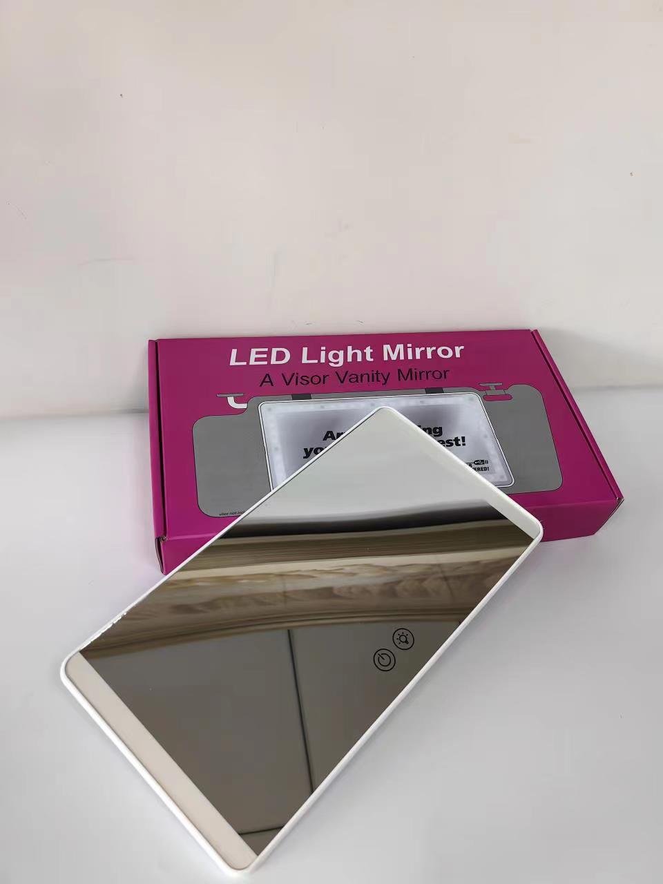 Car Sun Visor Led Touch Light Car Co-Pilot Visor Vanity Mirror High-Definition Car Vanity Mirror