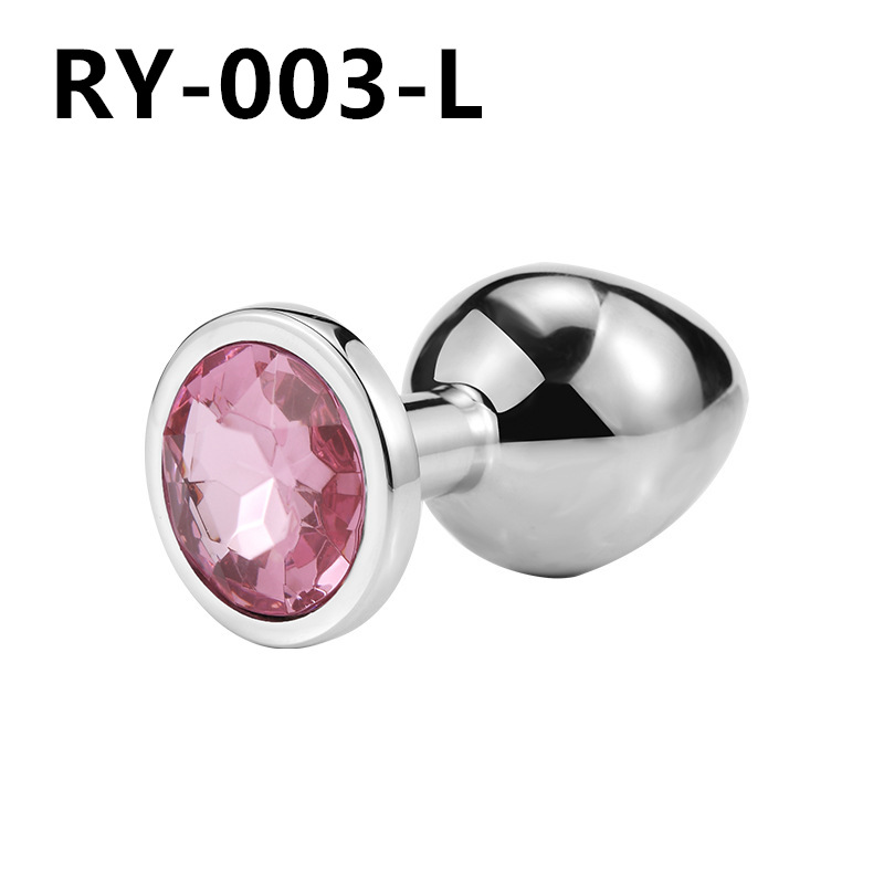 Volver corte metal anal plug adulto hombres y mujeres SM compartir masturbación clímax sexy anal plug adulto suministros pequeño mediano grande