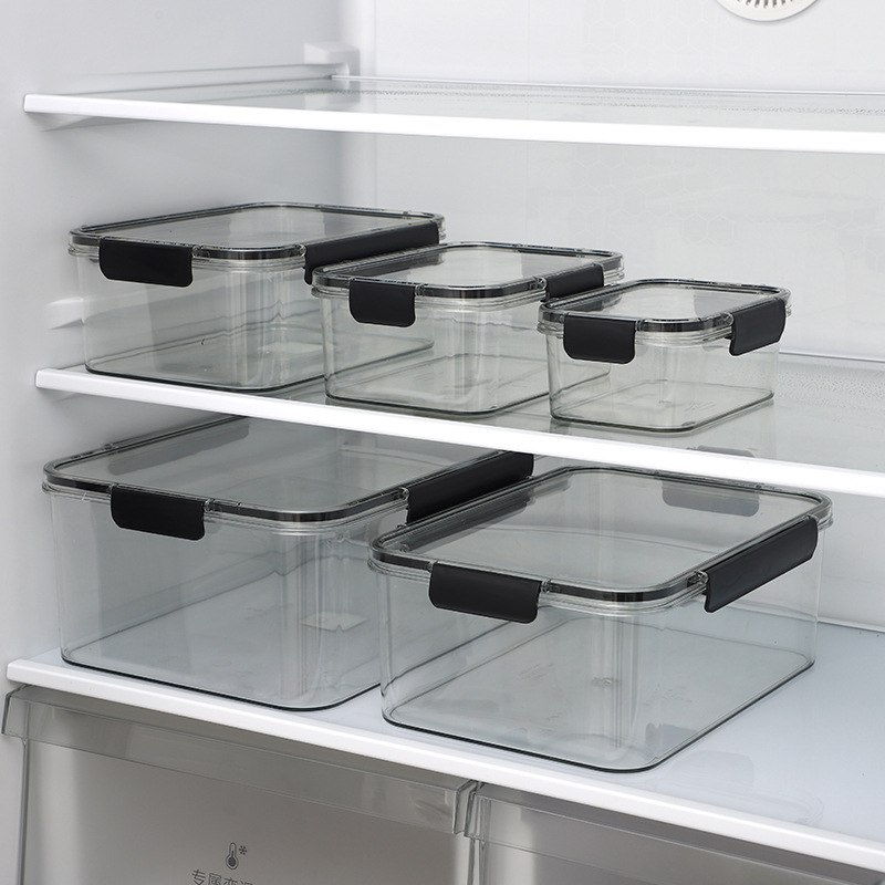 食品鮮度保持ボックスpet高透明冷蔵庫収納ボックス大容量キムチシール収納ボックス青果物収納ボックス|undefined