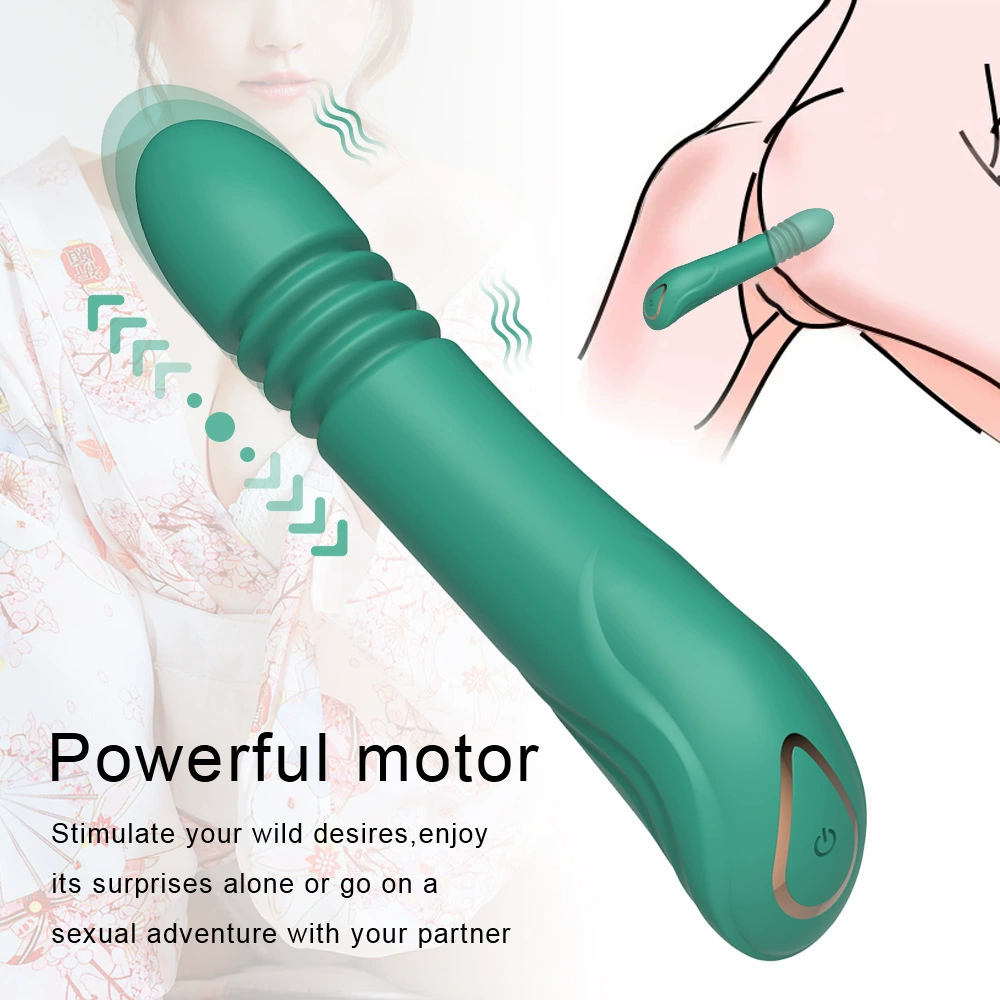 Automatic telescopic massager for women, telescopic cane, fully automatic, vibration