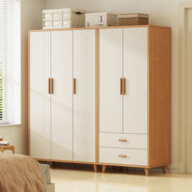 明峥家具厂衣柜家用卧室组合衣橱小户型省空间简约现代靠墙收纳柜