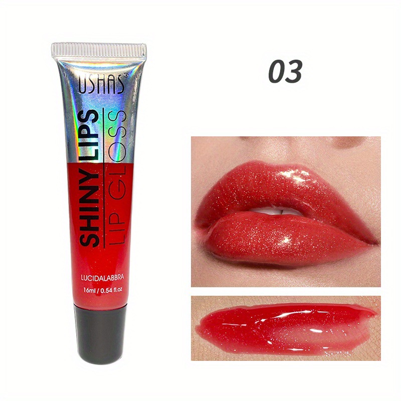 Brillo labial líquido USHAS, larga duración, antimanchas image 9