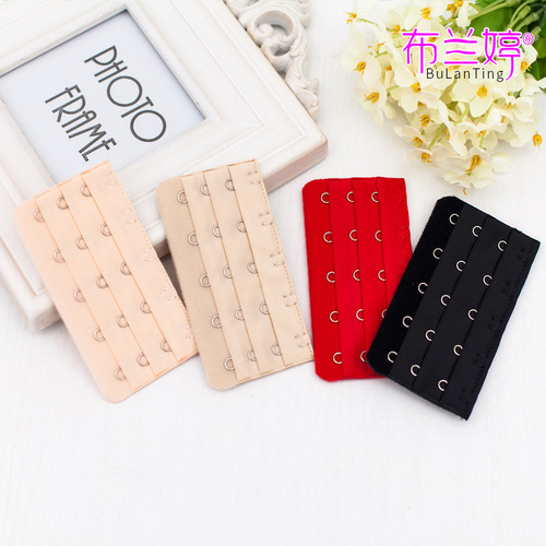 Five-row button bra extension buckle underwear extension buckle adjustment back buckle 3 rows 5 buckles three rows five buckles buckle extension belt