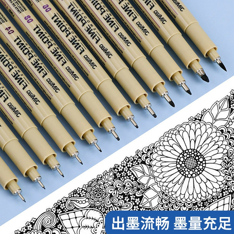 Игла ручка костюм водонепроницаемый ручной росписью дизайн Комиксов специальная живопись ручка Gouline ручка эскиз ручка оптом