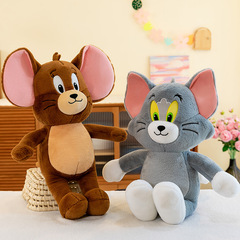 跨境新款貓和老鼠公仔卡通玩偶兒童禮物搞怪湯姆貓毛絨玩具外貿