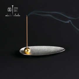 【厂家直销】跨境日式简约线香插锌合金线香插角度可调节香托用品