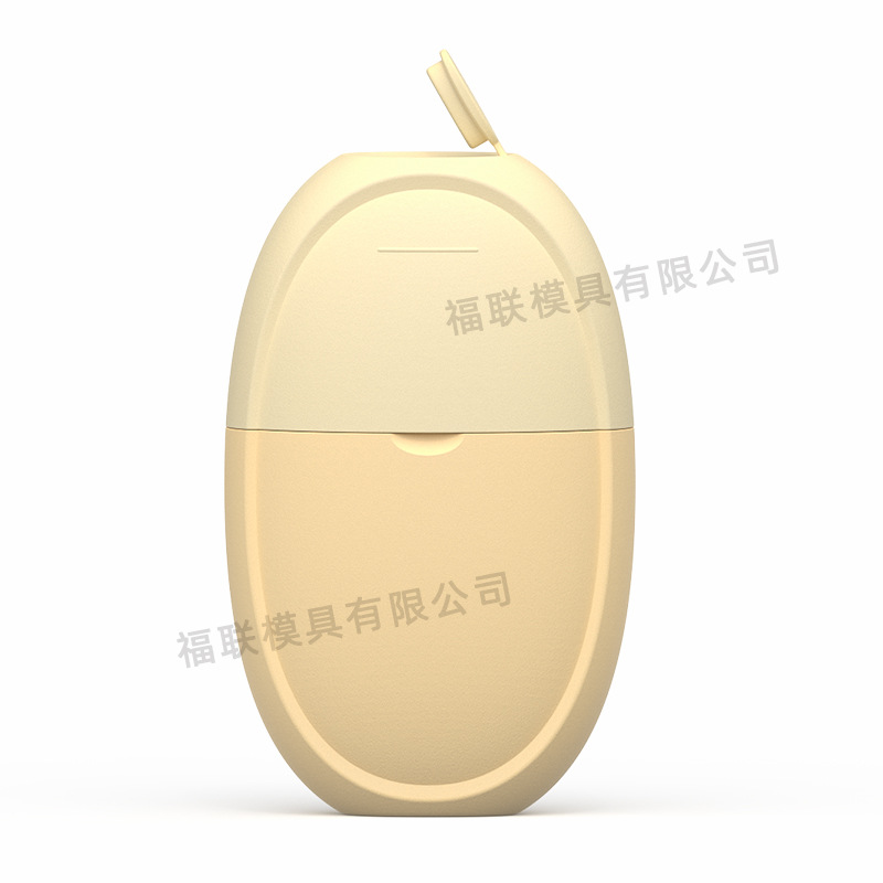 새로운 타원형 라이트 옐로우