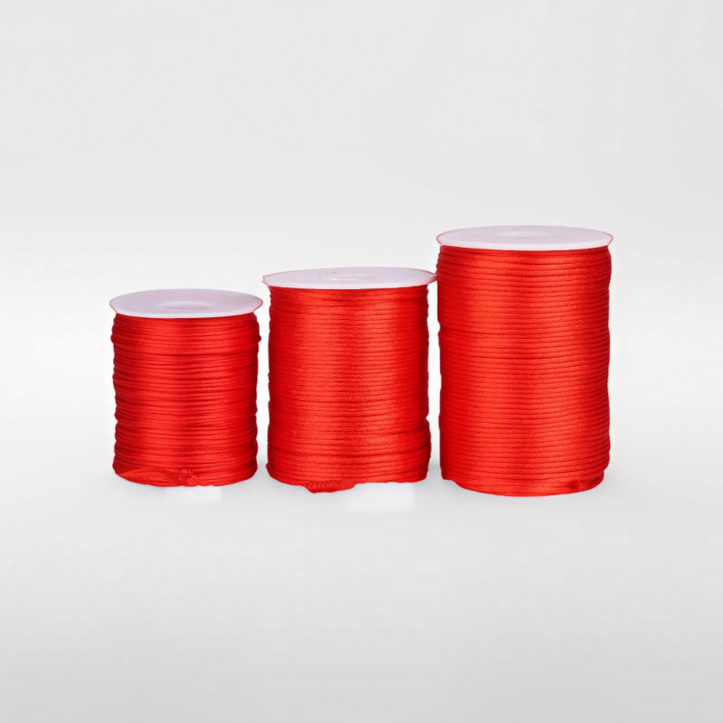 Chinese knot rope 567 line jade line red rope bracelet pendant accessories woven hand rope material wholesale