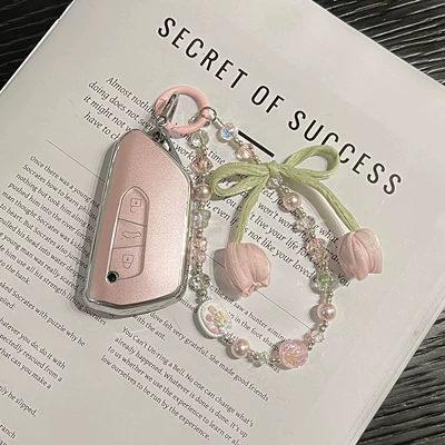 Lavida, New Golf 7, T-Roc, Car key bag - volkswagen-d-model-quicksand-pink-pink-tulip