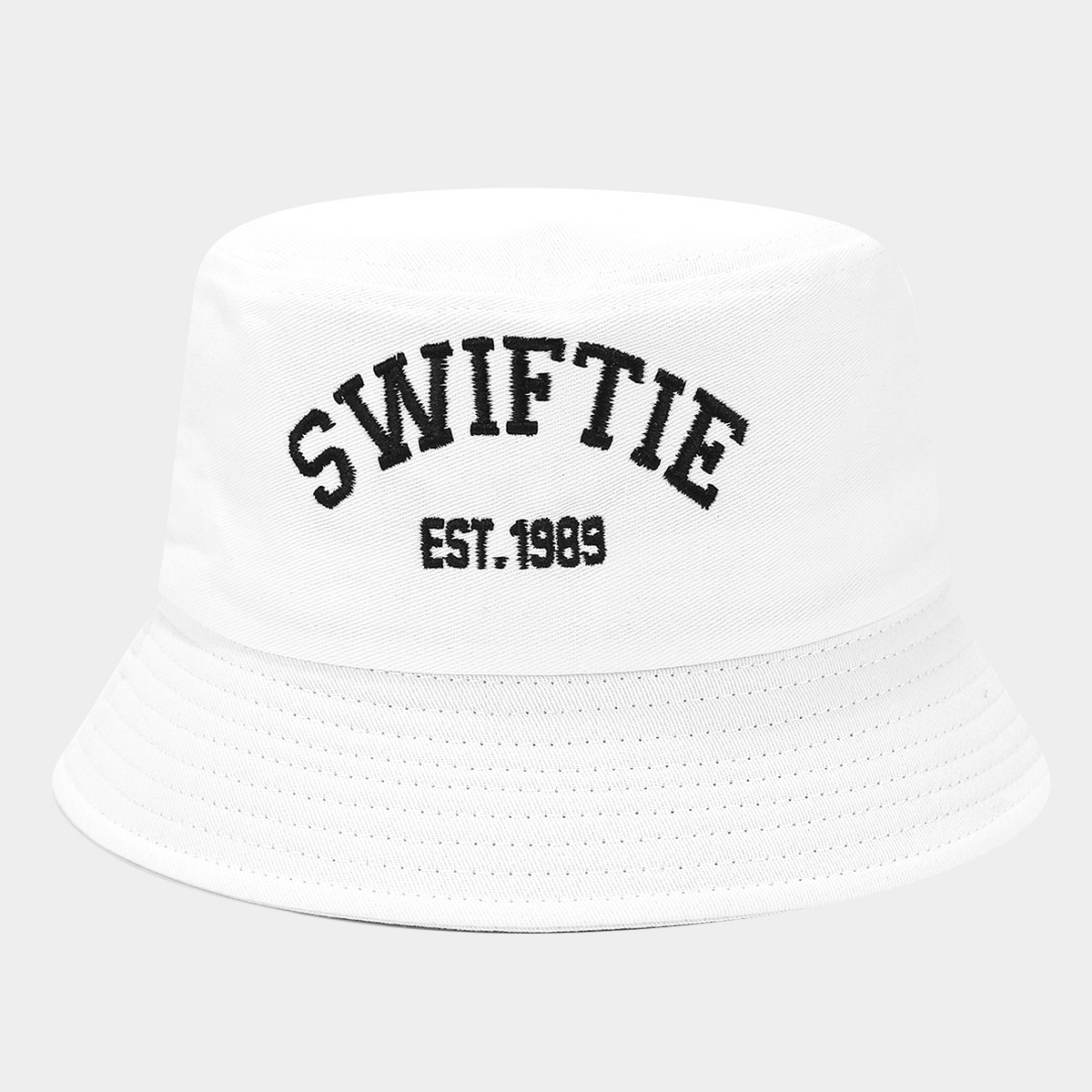 Nueva SWIFTIE bordado sombrero de pescador de verano moda fanáticos sombrero pareja sombrero de bañera solar transpirable