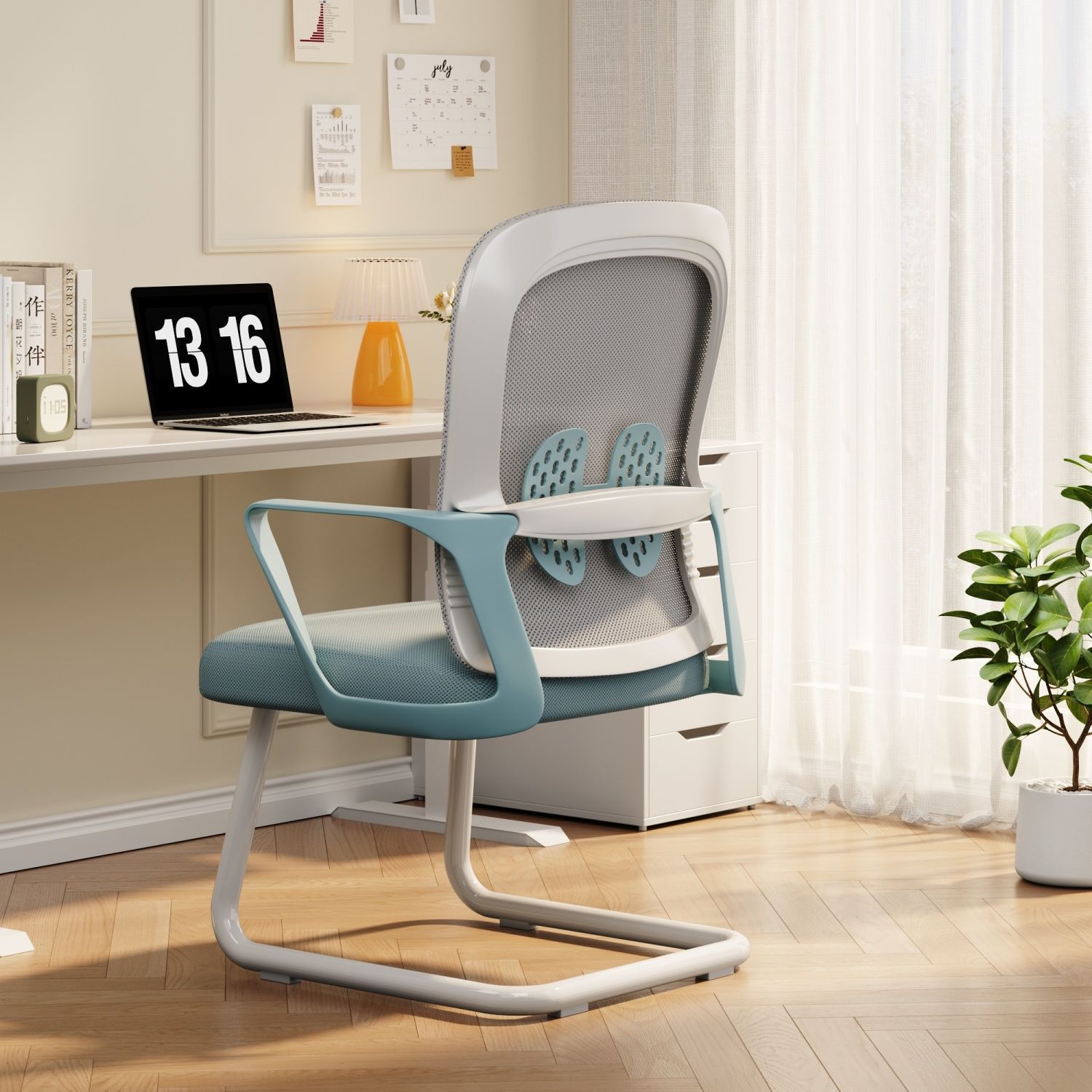 Computer Chair Staff Office Chair Conference Training Chair Home Backrest Seat Dormitory Study Desk Chair