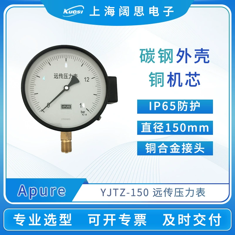 YJTZ-150 Сопротивление 16 бар выносной манометр постоянное давление подачи воды выносной манометр