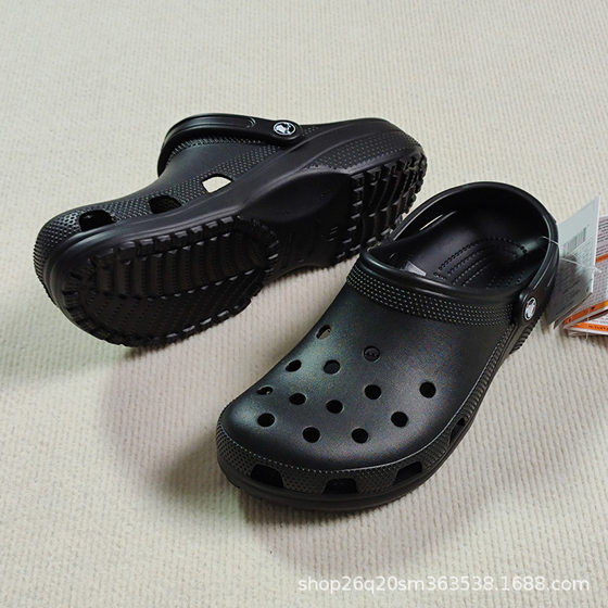 Cross star hole shoes eva men's couple slippers men's and women's non-slip sandals slippers beach shoes outwear wholesale