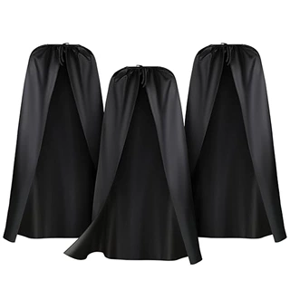 万圣节欧美热销成人黑色无帽款斗篷披风舞台表演服装道具cosplay