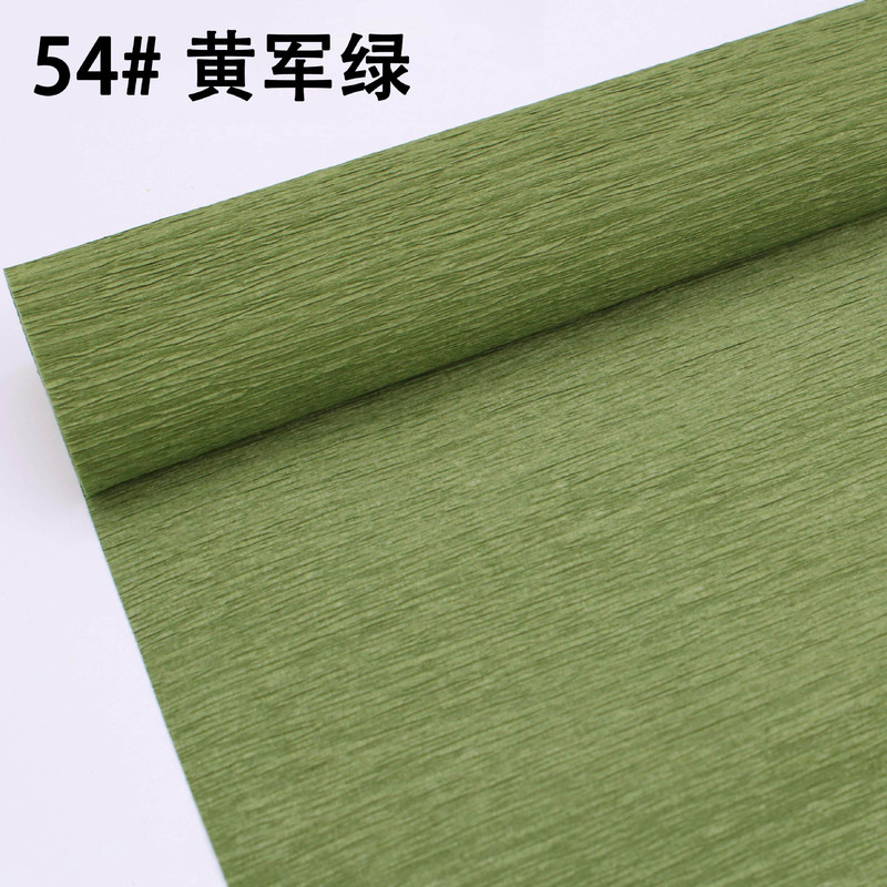 工厂直销跨境彩色皱纹纸褶皱卷边纸25cm*2.5m手工diy花艺制作材料|undefined